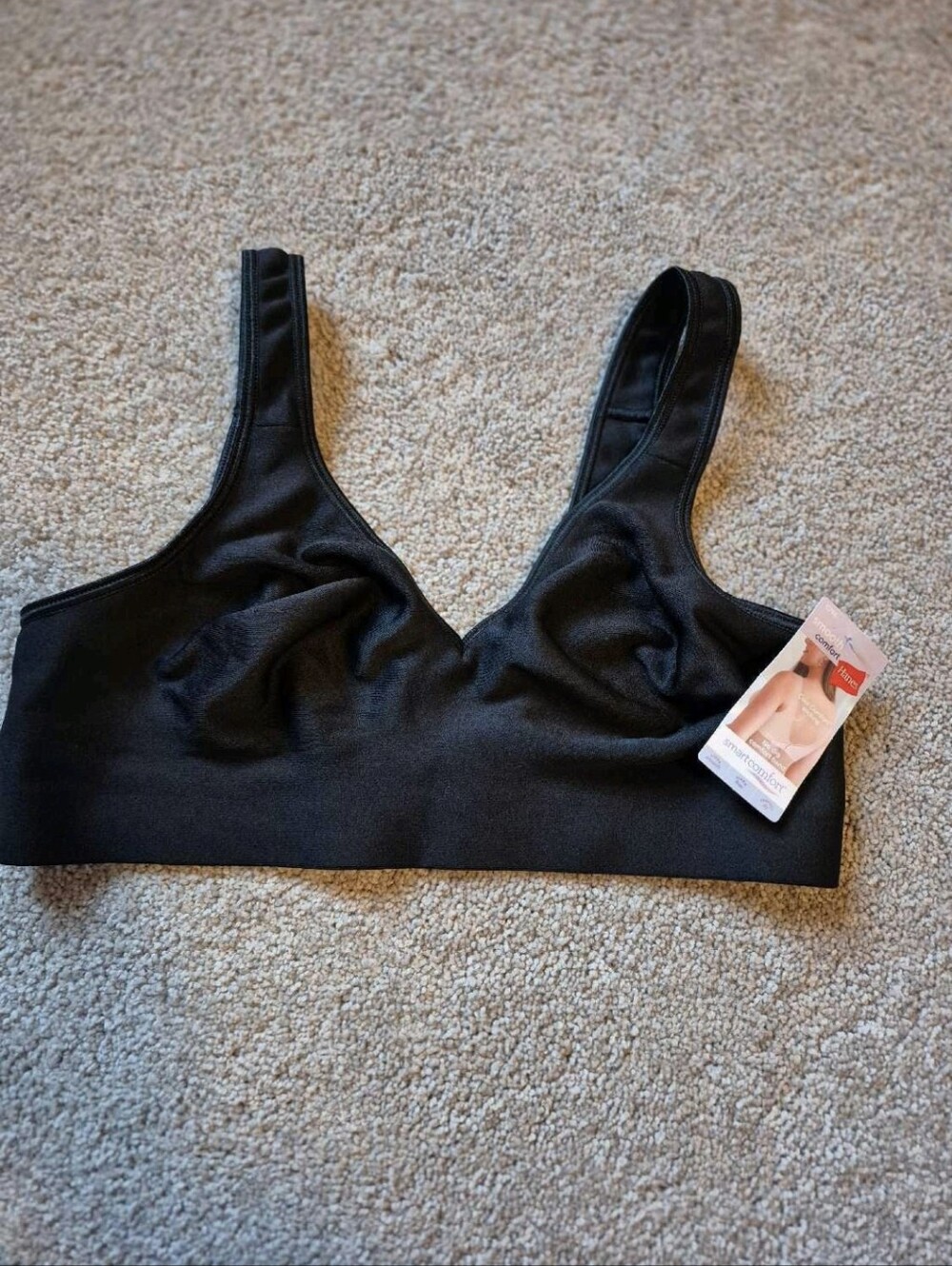 🌿5/$25 New Hanes Medium Women's no wire soft bra nwts - Picture 3 of 5